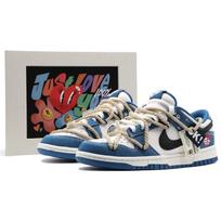 Nike Dunk PU Leather Slip Resistant , Abrasion Resistant , Lightweight Slip Resistant , Abrasion Resistant , Lightweight (Unisex) 40.0 gray
