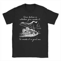 Men Women Back to the Future T Shirts Marty And Doc Cotton Tops Vintage Short Sleeve Crewneck Tee Shirt Graphic T-Shirt 4XL gray