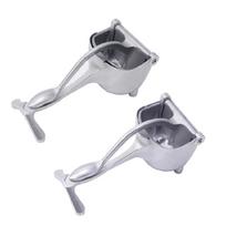 Ergonomic Manual Juice Extractor With Detachable Parts Portable Fruit Juicer Lemon Squeezer Crusher Kitchen Tool 1 gray