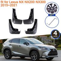 for Lexus NX NX200 NX300 2015 2016 2017 2018    Mudflap Mudguard Splash Front Wheels Fenders Car Styling Accessories NX300 2018 black