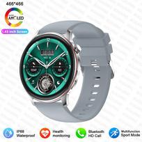 Ultra-thin Smartwatch Women 466*466 AMOLED 1.43  HD Screen Always Display Time Bluetooth Call IP68 Waterproof Sports Smart Watch AMOLED BT-CALL Watch sidabras