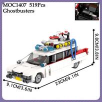 MOC Busters Brick Ghost Movie Game Figure Car Cotton Candy Compatible Building Blocks Toys For Children Adult Friends Gift Medol gray