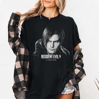 Resident Evil Requiem Leon S Kennedy Marškinėliai Grace Ashcroft Victor Gideon Marškinėliai Trumpomis Rankovėmis Vyrams Moterims Pavasariui ir Vasarai Unisex L smėlis