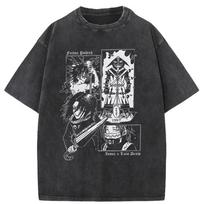Hunter x Hunter Phantom Troupe Shizuku Murasaki Graphic Unisex Heavy Cotton Vintage Black Streetwear T-Shirt XXXL black