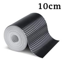 1-10m Nano Carbon Fiber Car 3D Tape Sticker Wrap Door Mirror Paste Protector Strip DIY Protection Film Waterproof Adhesive Vinyl 3m Long gray