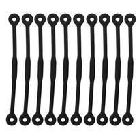 10Pcs Tennis Vibration Dampener Shock Absorbers Long Soft Silicone Tennis Racket Dampener for Tennis Racket and Strings juoda