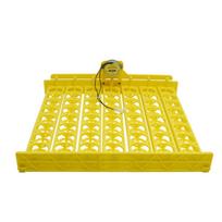 Inkubatoriaus kiaušinių dėklas, tuščiaviduriai kvėpuojantys, automatiškai besiverčiantys kiaušinių padėklai Perinti skirtos mašinos priedai 56 egg tray 220V yellow