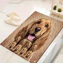 American Cocker Spaniel Carpet Rug for Living Room Bedroom Home Sofa Decoration,Kids play Non-slip Floor Mat 60x90cm( 23x35in )
