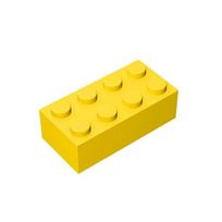 3001 Brick 2 x 4 Bricks Collections Bulk Modular GBC Toys For Technical MOC Set 1Pcs Gifts Compatible Sale Buildings Blocks geltona