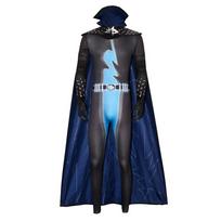 Helovino Megamind Cosplay Kombinezonas Apsiaustas Pirštinių Rinkinys Kostiumas Renginiui Žaidimų ir Anime Cosplay S black