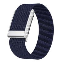 Breathable Sport Band Nylon Fitness Tracker Strap for Whoop 5.0 One/Peak for Men Women tamsiai mėlyna spalva