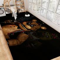 Fnaf Five-nights-At-Freddys Floor Mat Nordic Style Home Doormat Bathroom-Toilet Mats Bedroom Hotel Decor Mat 50x80cm brown
