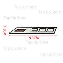 For SEAT IBIZA LEON Cupra Altea Born e-Racer Badge 3D Metal Stickers Car Trunk Body Decal Race Flag 300 Emblem Auto Accessories black