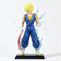 32cm Vegetto Model Anime Dragon Ball Z Figuras DBZ SSJ Vegeta Action Figure Super Saiyan Kakarotto Figurine Toys PVC GK Statue no box geltona
