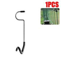 Stainless Steel Light Stand Holder Hooks Portable Tent Pole Lamp Hanger Hunting Fishing Lantern Hanger Outdoor Camping Tools gray
