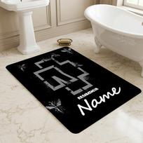 Custom Name Rammstein Tribute Living Room Non-Slip Area Rug Soft Carpet for Bedroom Kids Playroom Sofa Office Home Decor Doormat 70cmx100cm