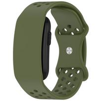 Soft Replacement Strap Silicone Fitness Tracker Wristband for Garmin CIRQA Smart Band for Men Women tamsiai žalia spalva