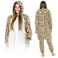 Onesie Kigurumi Pajamas Costume - Leopard Onesie Kigurumi Pajamas Costume - Leopard beige