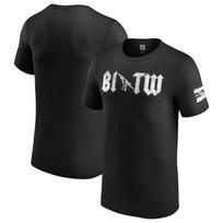 Vyriški juodi CM Punk BITW retro marškinėliai WWE vasaros vyriški apvaliu kaklu marginti viršutiniai marškinėliai sportiniai laisvalaikio siauro kirpimo viršutiniai marškinėliai trumpomis rankovėmis L black