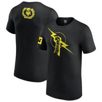 Vyriški juodi CM Punk BITW retro marškinėliai WWE vasaros vyriški apvaliu kaklu marginti viršutiniai marškinėliai sportiniai laisvalaikio siauro kirpimo viršutiniai marškinėliai trumpomis rankovėmis M black