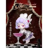 Presale Miss Rara The Protagonis Series Blind Box Cute Action Figures Doll Desktop Ornaments Collection Model Toy Birthday Gift gray