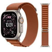 Strap for Apple Watch Bands ultra 2 3 49mm 44mm 40mm 41 45mm 42mm 46mm Alpine loop correa bracelet iWatch series 7 se 8 9 10 11 S10-46 42 44 45 49mm black