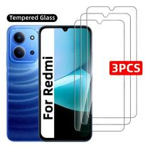 3pcs Tempered Glass For XiaoMi Redmi 14C 5G Global Full Coverage Screen Protector For RedMi 15C 4G Glass Film Redmi 14C 4G/5G