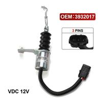 12V/24V Išjungimo Kuro išjungimo solenoidinio vožtuvo komplektai RSV reguliatoriui 3974947 SA-3742-24 1751ES SA-3742-12 Kairės pusės montavimui 12V