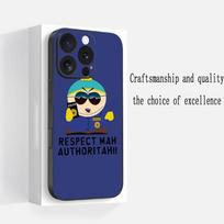 South Park classic anime pattern Phone Case For iPhone 16 16e 15 14 13 12 11 Plus Mini Pro Max Soft black Shockproof Cover iPhone 16 white