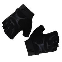 1 Pair Fastener Tape Design Anti-slip Particles Kids Cycling Gloves Camouflage Printing Half Finger Shockproof Boys Girls Sports Gloves Sports M B juoda