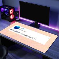 Kanye West WINNING THE ONLY OPTION s Mouse Pad Large Desk Mat Keyboard Ergonomic Office Rubber PC Nonslip Antifray Home Custom 800x300x2mm black