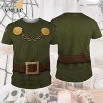 Daktaras Doom 3D spausdintas marškinėlis, Fantastiško ketverto Daktaras Doom Cosplay Helovynas L black