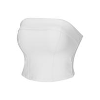 WANNABEZFIT Gym & Glam Non-Slip Tube Top Off-White Off-White/Medium white