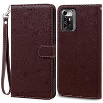 ZTE Blade A72 dėklas piniginė odinis atverčiamas dėklas ZTE Blade A72 5G dėklas galinis dangtelis ZTE Blade A72 4G dėklas Coque Fundas For ZTE Blade A72 4G purple