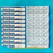 Strong Adhesion Sports Nasal Strips - Anti-Snoring, Relieve Congestion, Improve Airflow blue