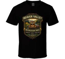 Welcome To Beaver Valley Recreation Area T Shirt M black