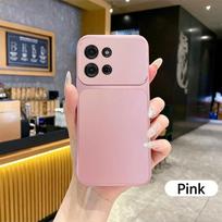 Skirta Motorola Moto G15 dėklas Motorola Moto G17 dangtelis Capa telefono galinis buferis Atsparus smūgiams TPU skystas silikonas minkštas Fundas Motorola Moto G17 white