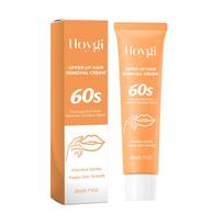 HOYGI Upper Lip Hair Removal Cream Fast Acting Gentle Facial Hair Remover Painless Smooth Lip Care Face Moustache Depilatory Cream 20g/0.71oz 20G beige