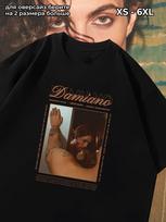 T-Shirt Damiano David M brown