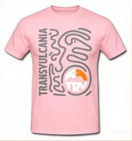 Transvulcania UTMB T-Shirt Men's and Women's Volcano Trail Running Race Tee Breathable Cotton T Shirts for Ultramarathon Runners S pink