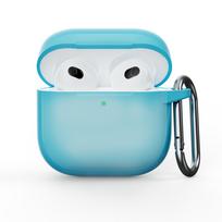 „Air pods 4“ ausinių minkštas silikoninis dėklas su kabliuku, belaidis „Bluetooth“ tvirtas itin plonas apsauginis dangtelis, skirtas „Airpods Pro“ 3 2 1 For Airpods Pro 2 blue