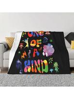 Inside Out Koralinis Fleece Pliušinis Mesti Antklodė Emocijos Vienintelė Savotiška Antklodė Lovai Sofai Minkšta Miegamojo Antklodė 75X95CM pilka spalva