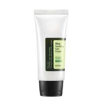 COSRX Aloe Soothing Sun Cream SPF50+ PA+++ Hydrating & Calming UV Protection 50ml white
