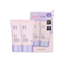 HOLIKA HOLIKA Makeup Sunscreen SPF50+ PA+++ UV Protection Sun Cream Set 35ml ×2 white