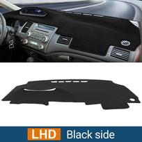 Car Dashboard Cover For Honda Civic 8th 2006 2007 2008 2009 2010 2011 trument Desk Sun Shade Mat Non-slip Pad Accessories Left-hand drive gray