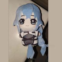 Anime Roxy pliušinė lėlė pakabukas 10cm Mielas Roxy Migurdia minkšti žaislai Gerbėjų kolekcija Mushoku Tensei pliušinis žaislas Šventės Gimtadienio dovanos 10cm Height gray