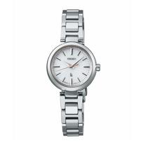 SEIKO LUKIA Essential Collection Women's Solar-Powered Watch Model SSVR139 White Dial Round Steel