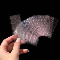 Wearable Detachable Double Sided Jelly Glue Nail Adhesive Tabs Nail Glue Stickers Fake Nail Glue 120pcs