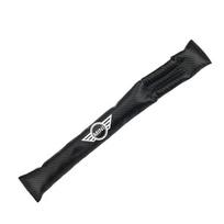 Naujas odinis automobilio sėdynės tarpų užpildas, sandarus kištukas-juostelė BMW Mini Cooper Countryman Clubman R55 R56 R60 F54 black
