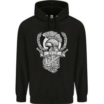 SPQR Helmet Gym Bodybuilding Training Top Hoodie XL white